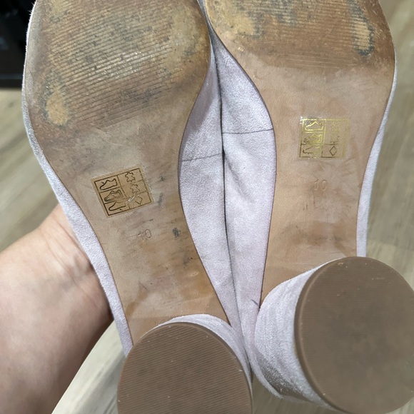 Madewell suede block heels  good condition sz  10 - Picture 8 of 8